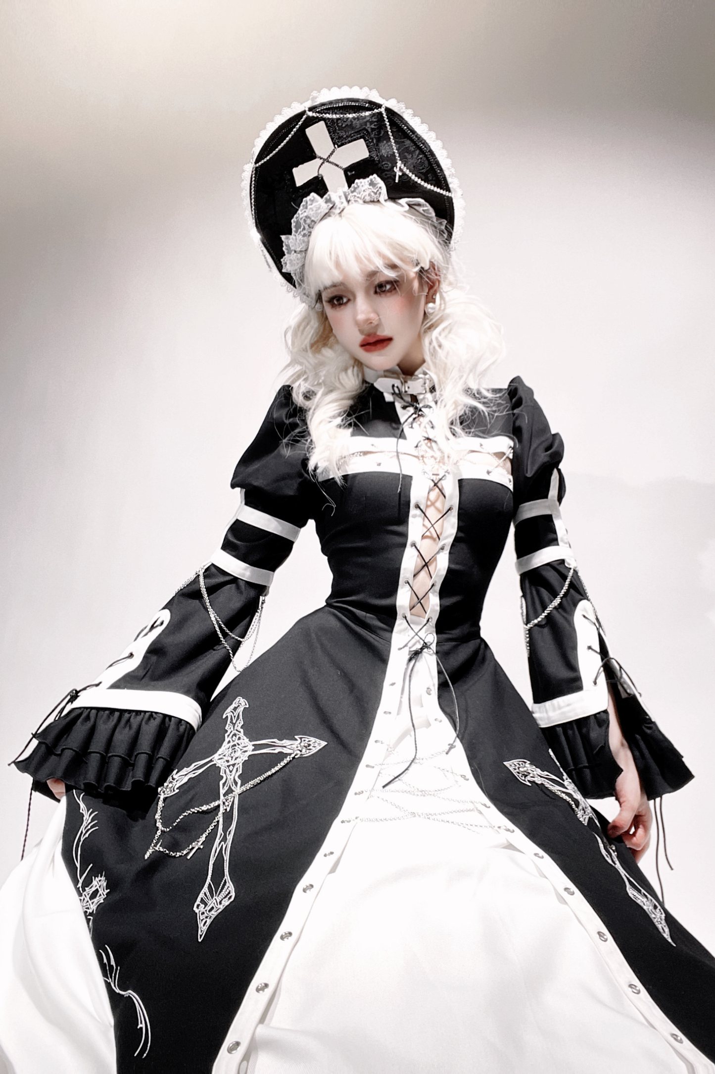 Gothic Lolita Dress + Nurse Hat