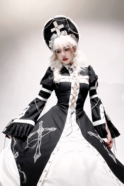 Gothic Lolita Dress + Nurse Hat