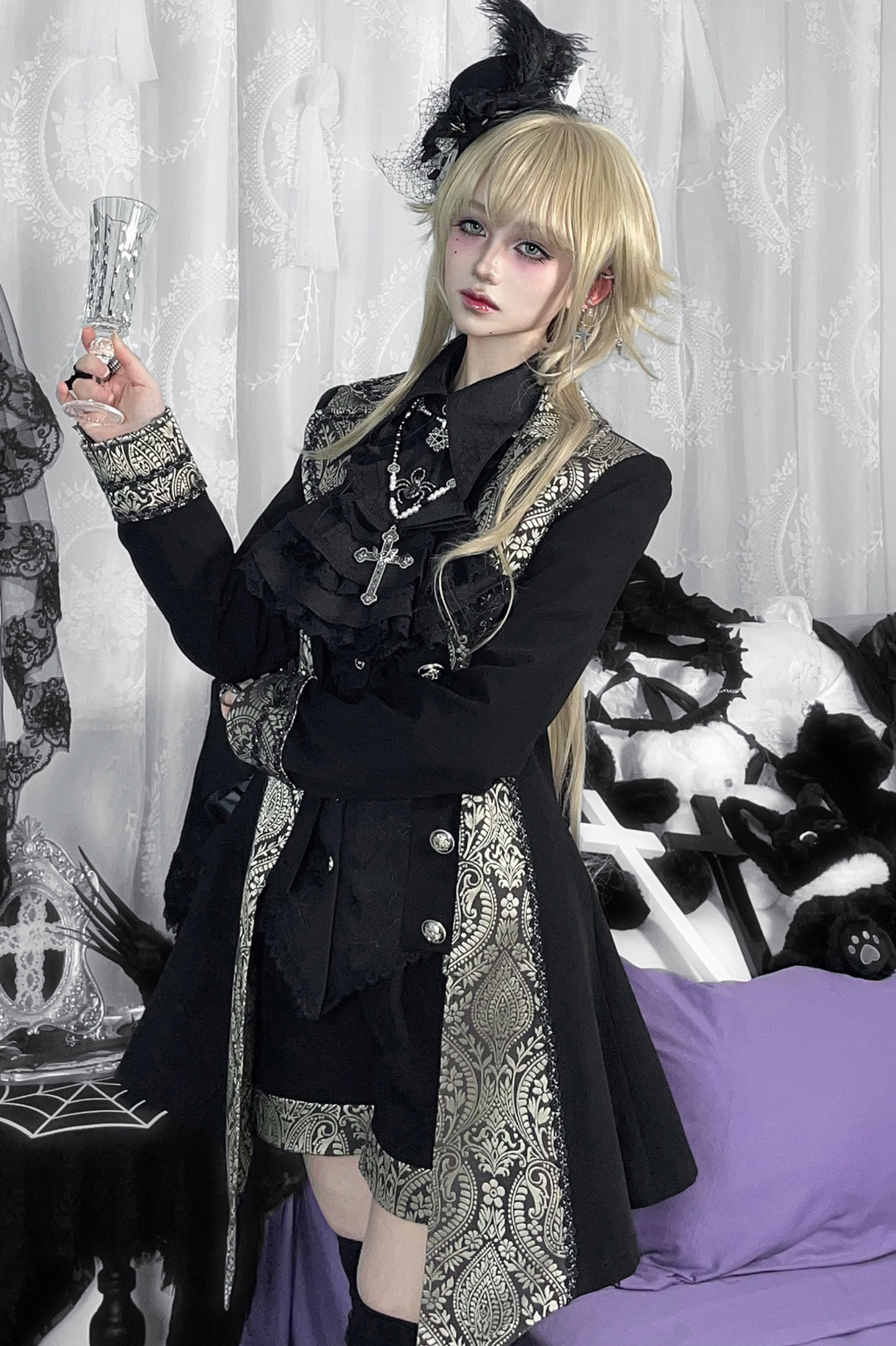 Dark Prince Lolita Jacket + Shirt + Pants + Vest