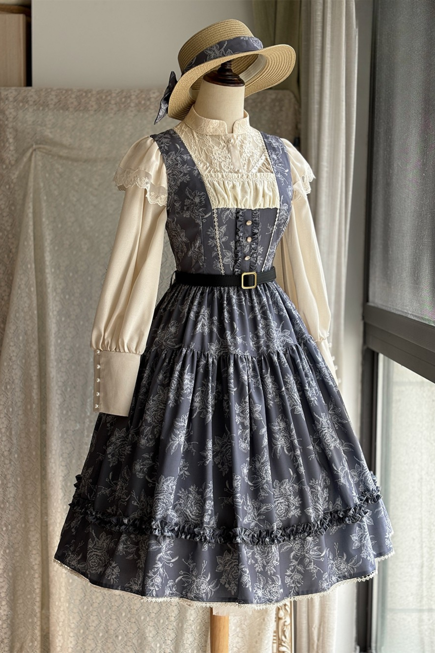 Sketch Wild Rose Elegant Lolita Jumperskirt