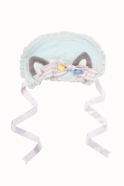 キャビネットロリータジャンパースカート+ドレス+ブローチ+ヘアバンド+ボンネット+エプロン+ハンドスリーブ