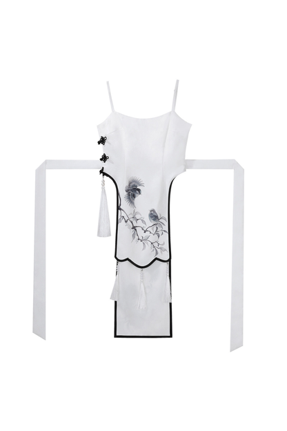 ダークチャイナドレス+ビッグスリーブケープ+チャイナトップス+スカート+キャミソールドレス+レッグウォーマー