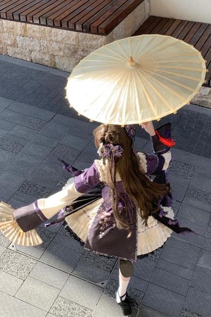 China Style Girl Lolita Top + Skirt + Catsuit + Clips