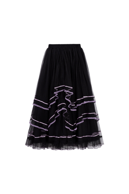 ダークチャイナクロスカラードレス+オーバードレス+スカート