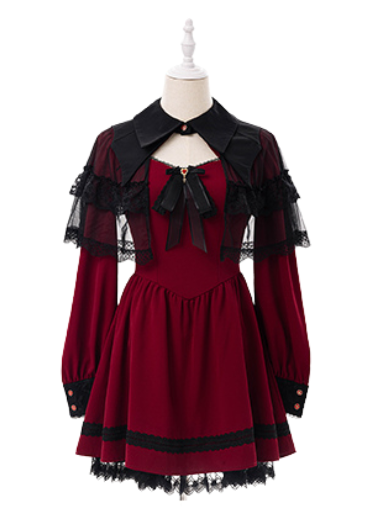 Vampire Princess SP Dress + Corset Tulle Lace Skirt – Belchic