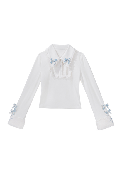 スノーアイランドロリータドレス+トップス+ショール