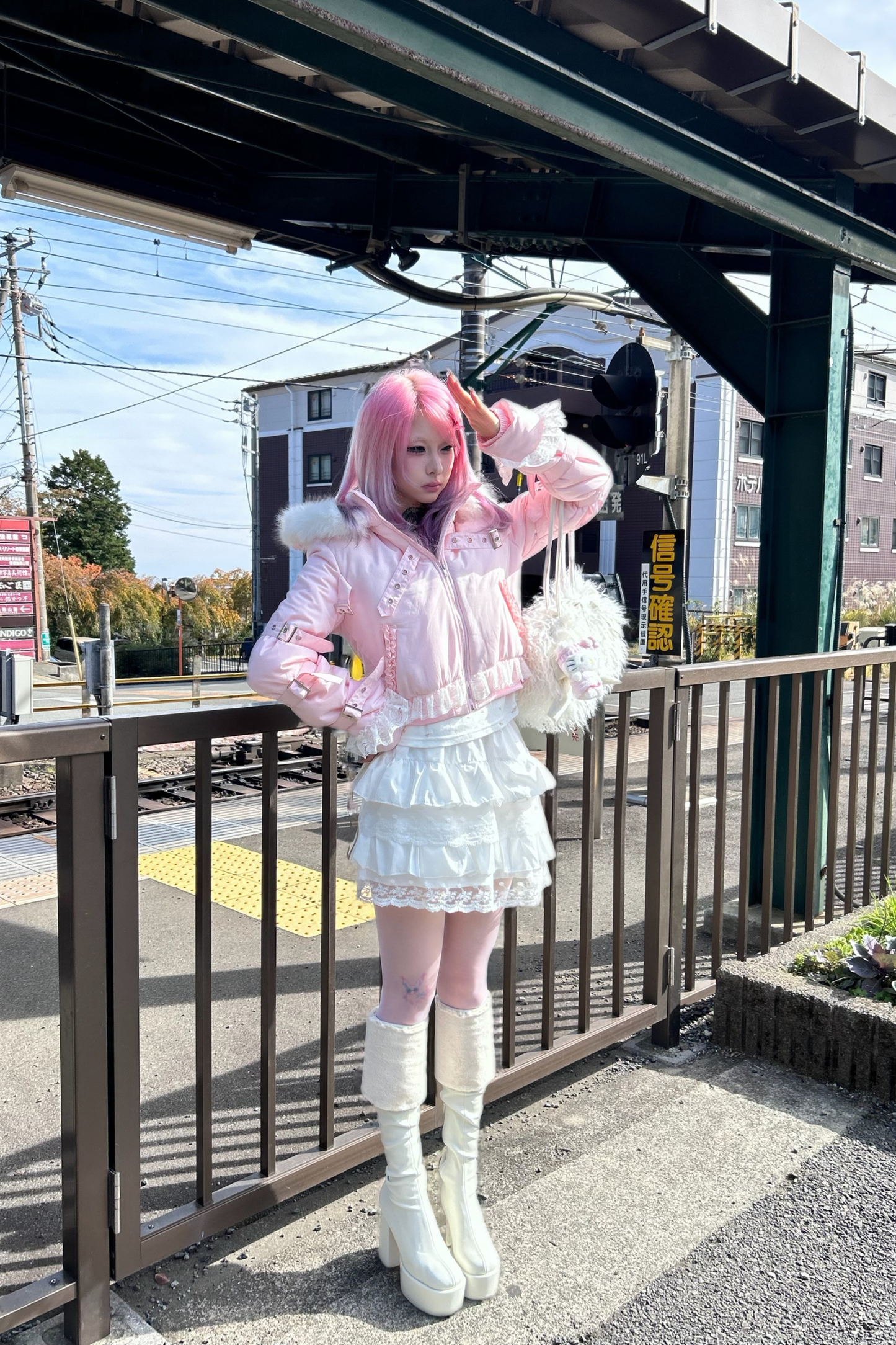 バックルストラップパンクアウター