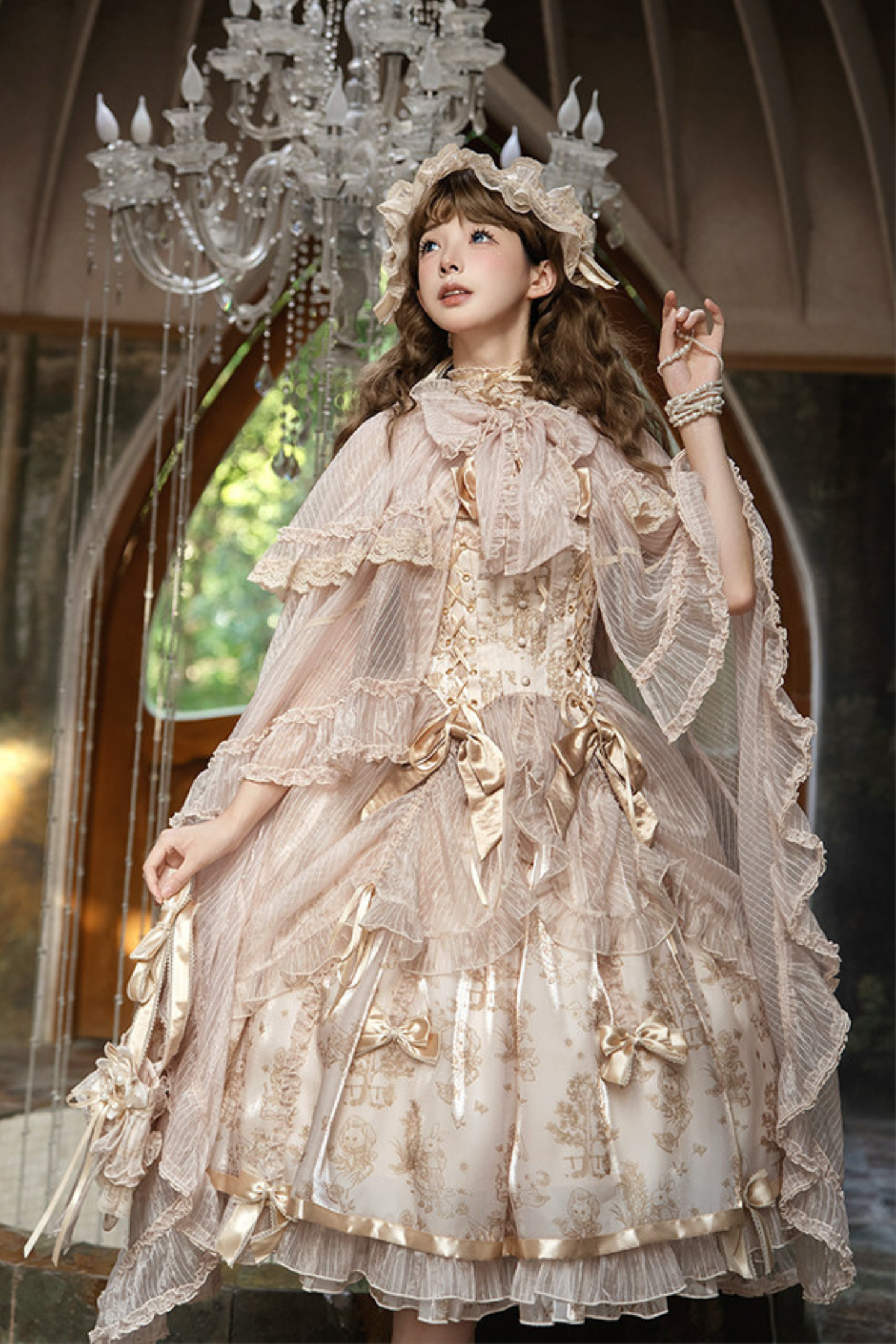 【4月3日予約締切】ギルデッドファンタジーロリータドレス+ジャンパースカート