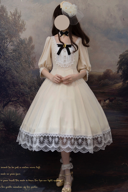 Elegant Retro Lace Classic Lolita Dress