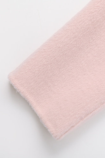 リボンビッグカラーフレアコート