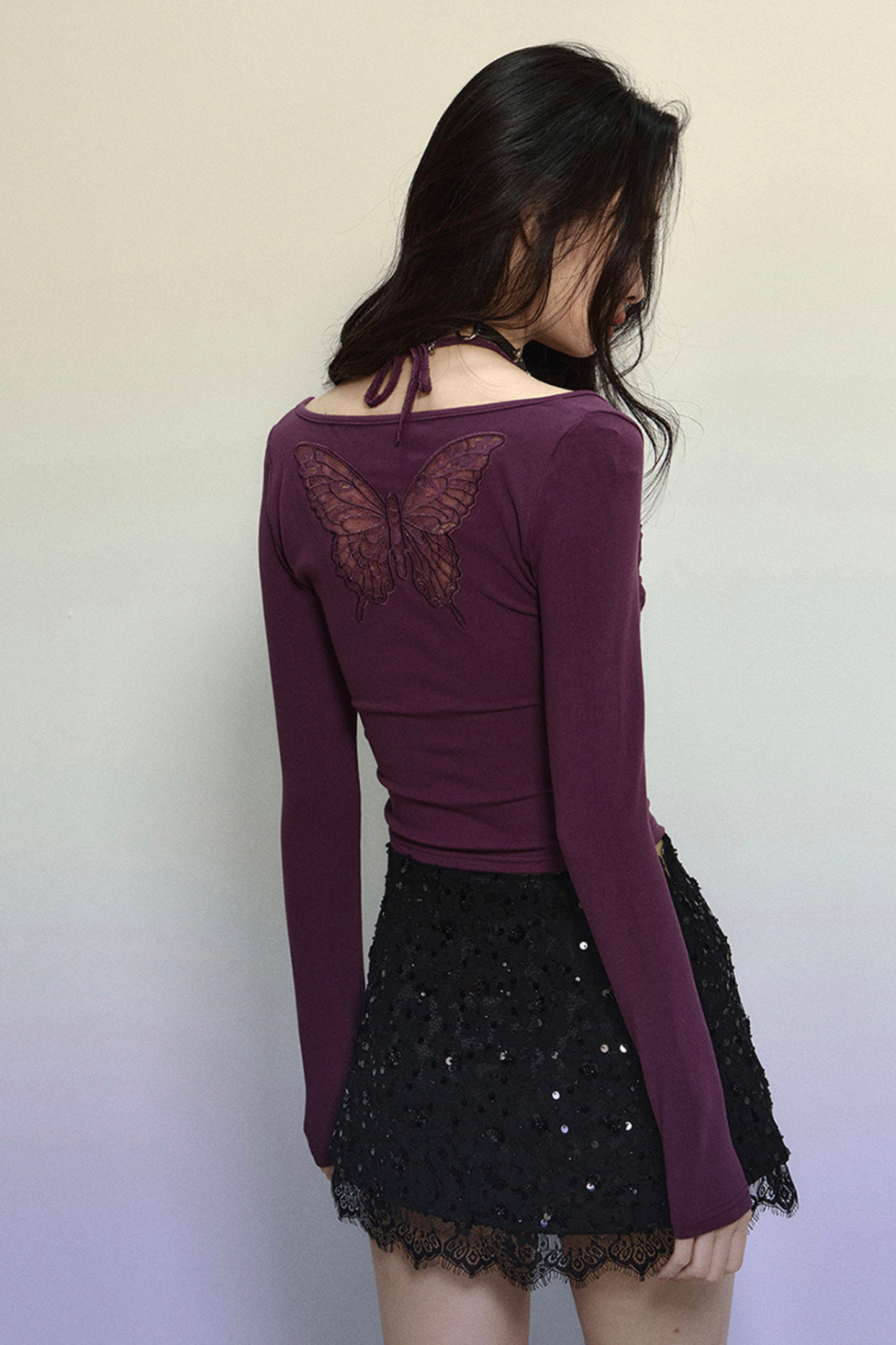 Lace Halterneck Sweet Top