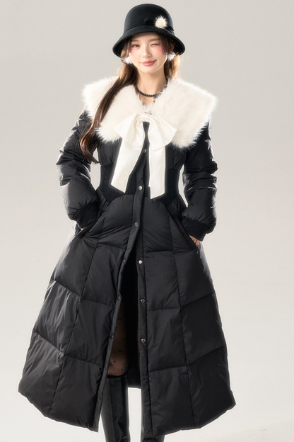 Rich Girl Fur Collar Down Jacket