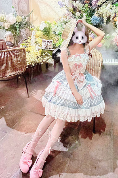 Lovely Heart Suspender Cake Dress + Headdress + Tail