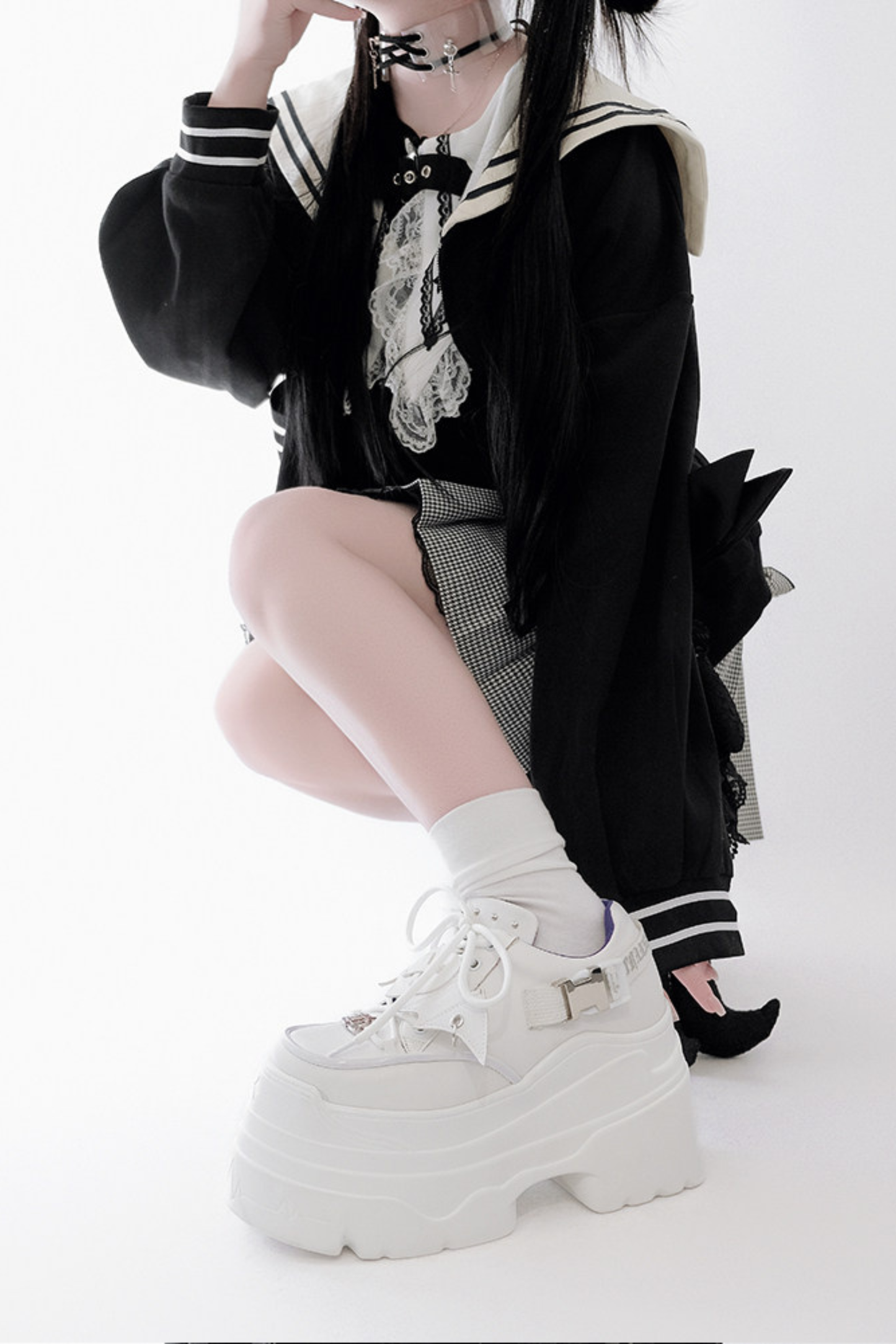 Reverse Wings Platform Shoes