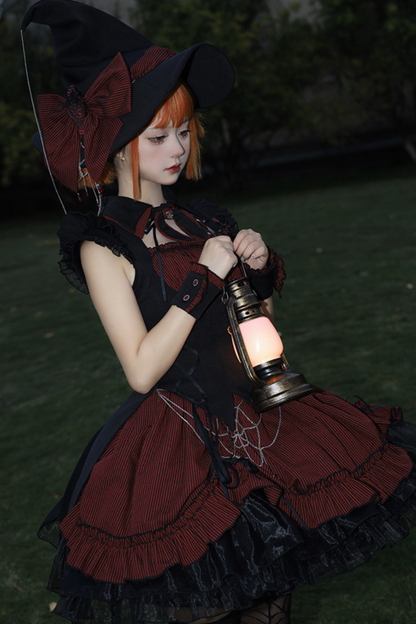 【4月8日予約締切】ゴシックリボンロリータハット+サイドグリップ