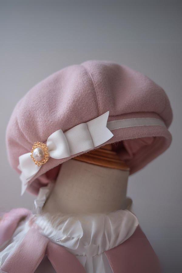 ピュアスイートロリータジャンパースカート＋ハット＋カチューシャ