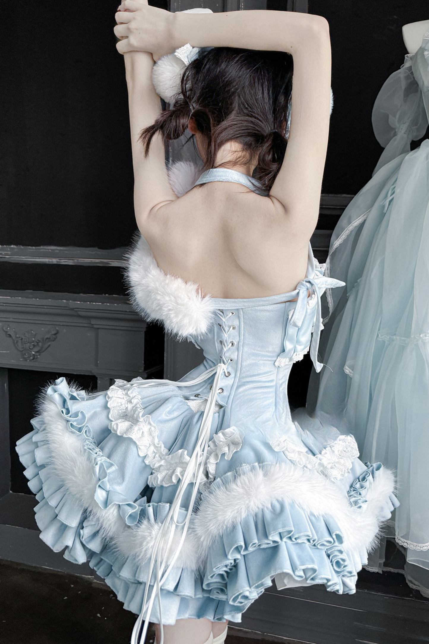 Swan Haute Couture Lolita Dress Set