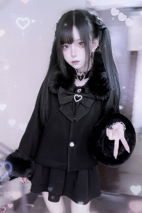 Fur Cute Snow Short Coat