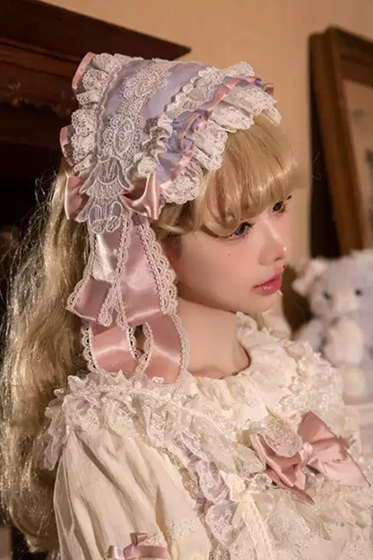 [Reservation deadline on December 18] Doll Feel Series Hair Band Bonnet Choker