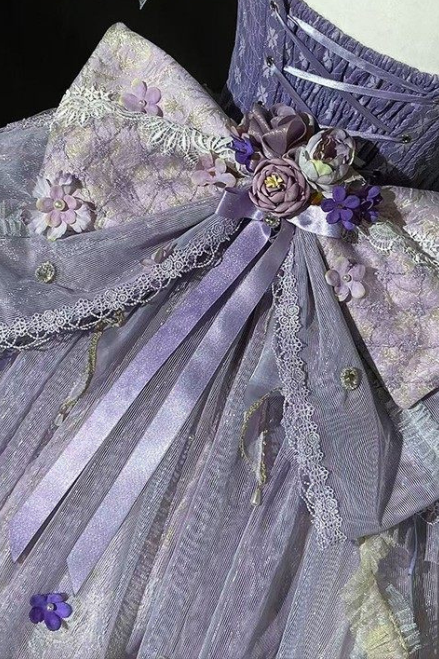 ムーンクラウンギフトロリータドレス+スリーブ+トレーン