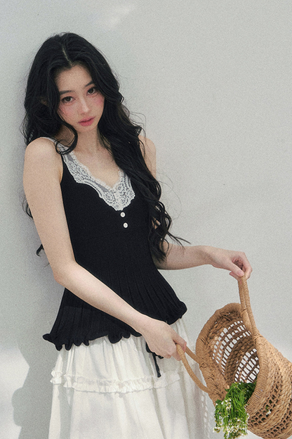 フレンチレースジャケット+キャミソール