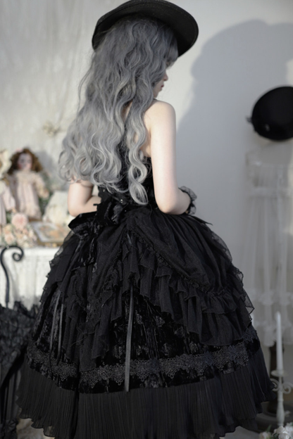 Gothic Chic Doll Lolita Dress + Short Jacket