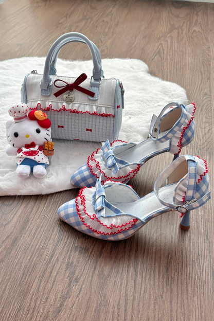 エレガントポインテッドトウロリータシューズ