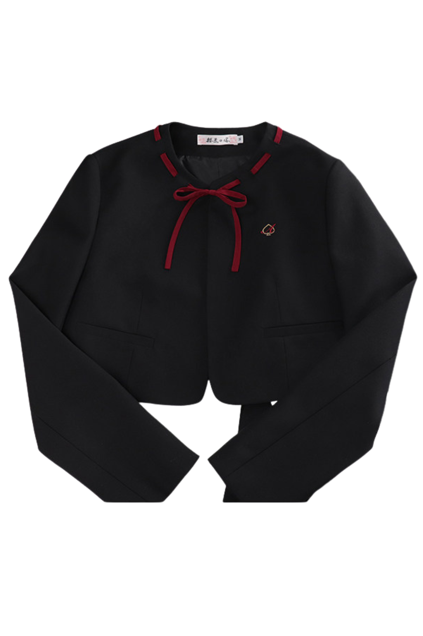 Karo-Collegejacke + Trägerrock + Hemd