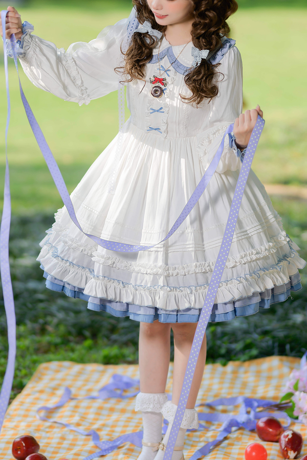 ドールロリータドレス+ヘアバンド