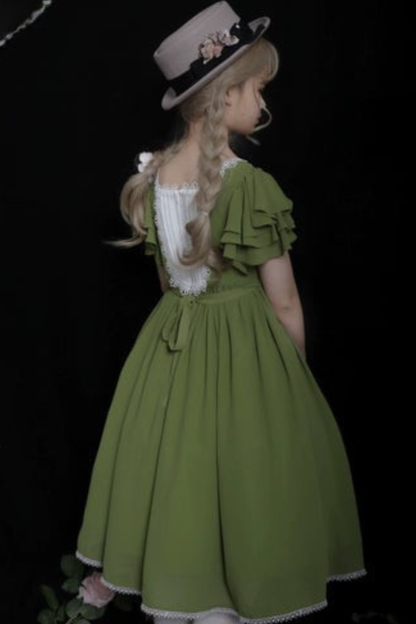 レトロメモリーフレアロリータドレス