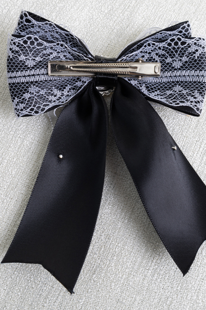 エレガントロリータボンネット+ヘアバンド+リボンクリップ+ハットクリップ+スリーブ