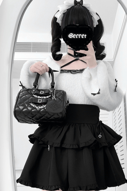 キルティングリボンミニバッグ