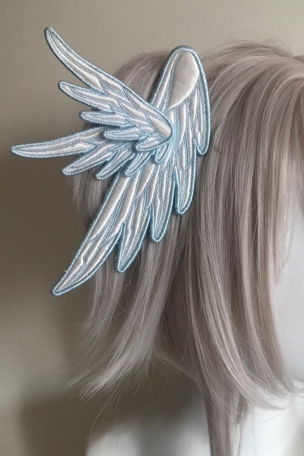 Aqua Angel Line Top + Skirt + Shirt Collar + Sleeve + Hat + Clips