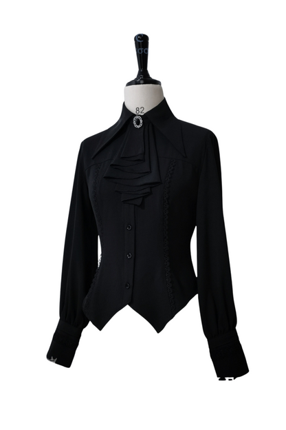 レトロロリータラムスリーブシャツ