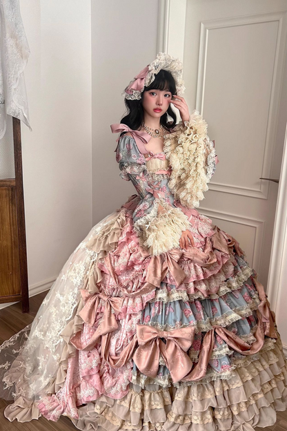 ジュエルローズフラワーマリッジロリータセットアップ