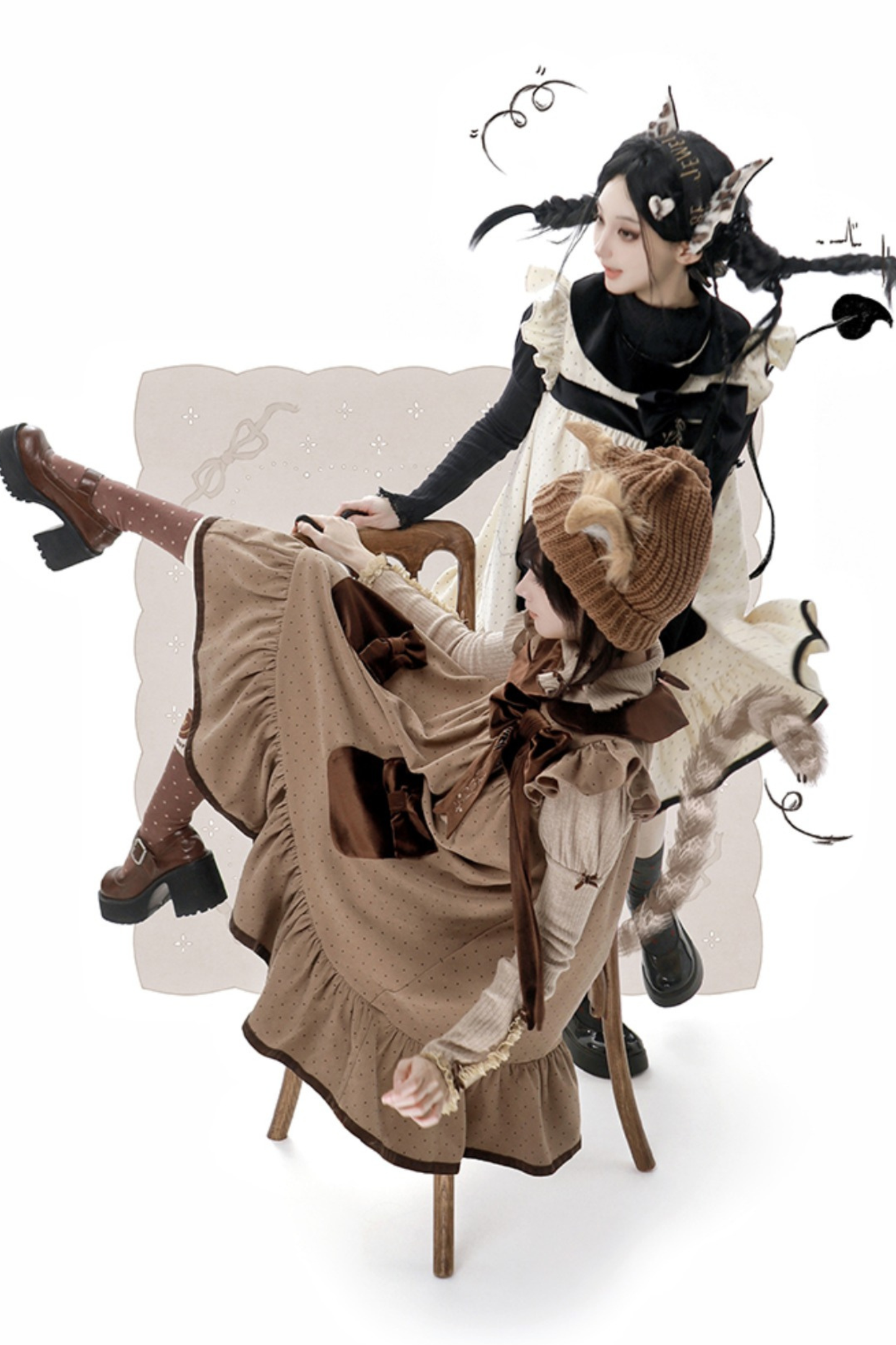 エーデルワイスフライスリーブドレス