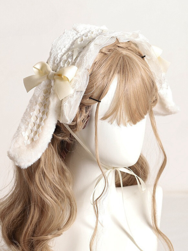 Lolita hair band with bunny ears