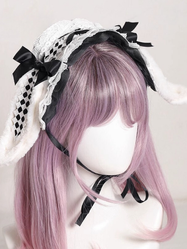 Lolita hair band with bunny ears