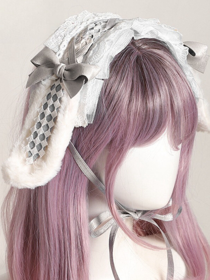 Lolita hair band with bunny ears