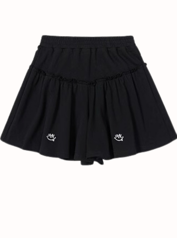 Casual Knit Sports Culottes