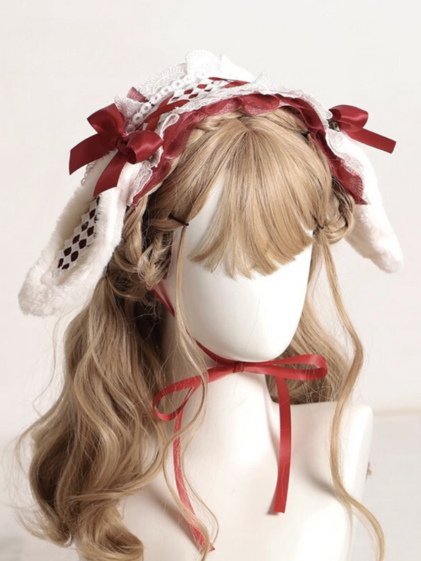 Lolita hair band with bunny ears
