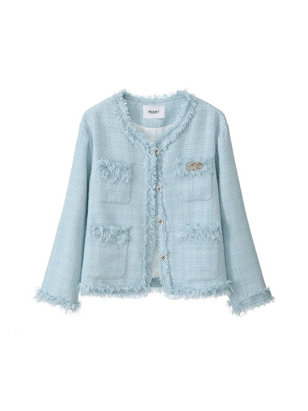 Fringe Tweed Jacket