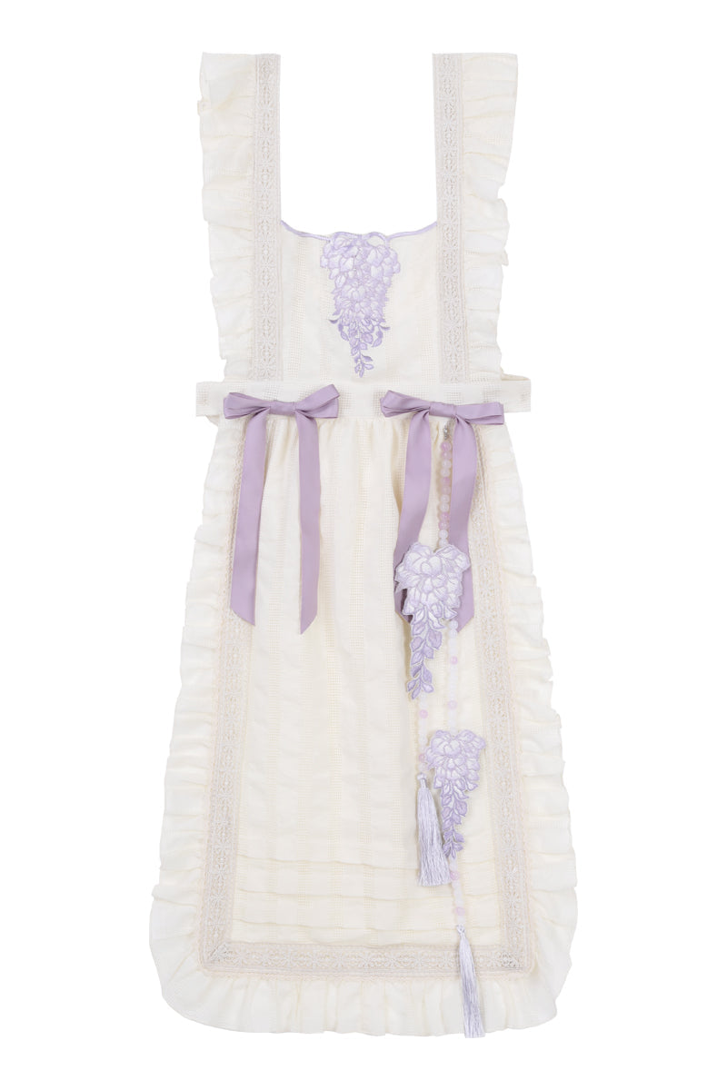 Chinese Ethnic Elegant Sweet Dress + Apron