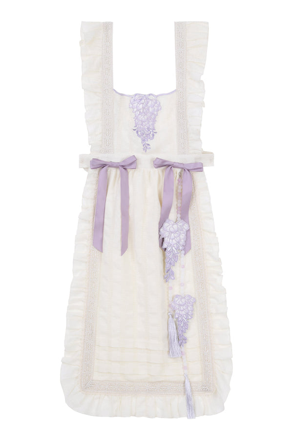 Chinese Ethnic Elegant Sweet Dress + Apron