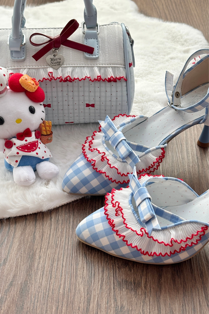 エレガントポインテッドトウロリータシューズ