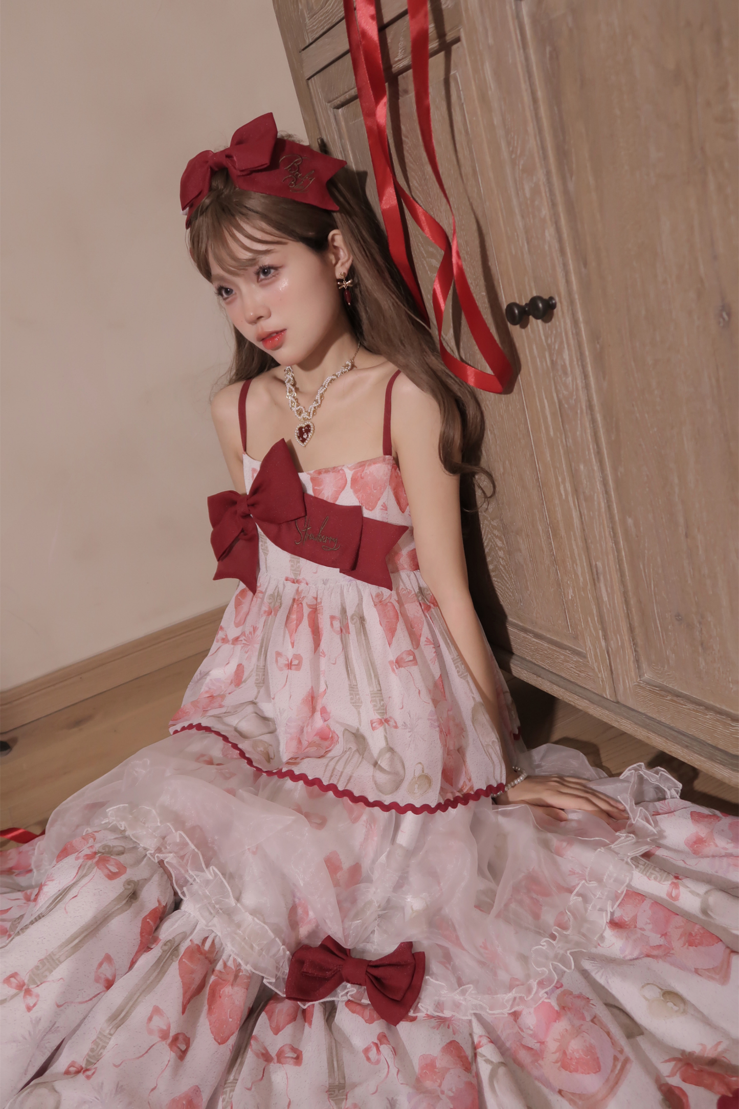 ストロベリーボックスロリータキャミソールドレス
