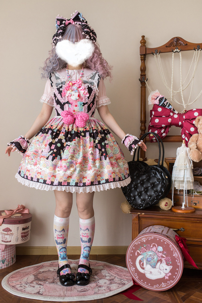 スウィートハートキャンディサスペンダースカート+ジャンパースカート