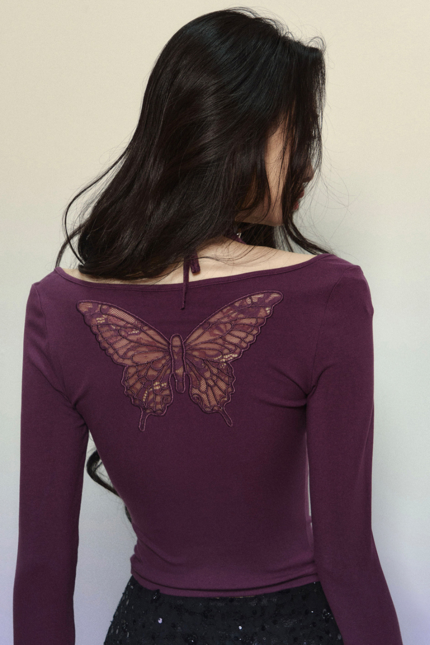 Lace Halterneck Sweet Top