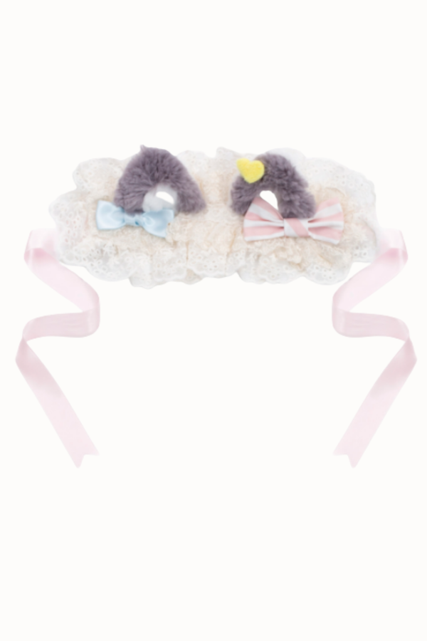 キャビネットロリータジャンパースカート+ドレス+ブローチ+ヘアバンド+ボンネット+エプロン+ハンドスリーブ