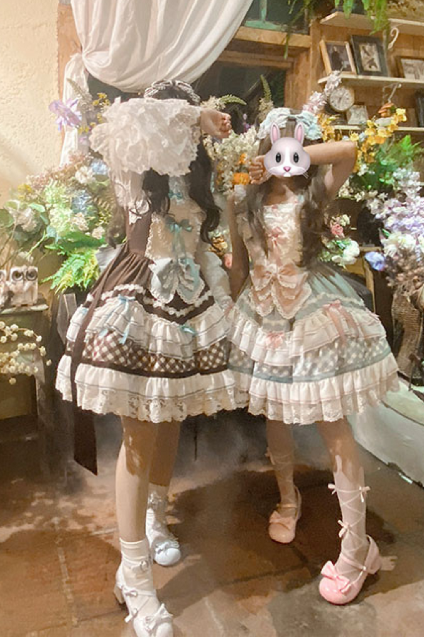 Lovely Heart Suspender Cake Dress + Headdress + Tail